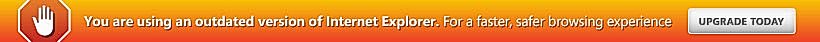You are using an outdated browser. For a faster, safer browsing experience, upgrade for free today.